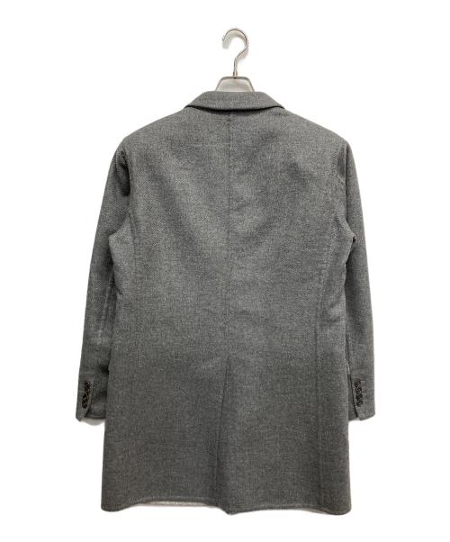 ERMENEGILDO ZEGNA（エルメネジルド・ゼニア）Ermenegildo Zegna (エルメネジルド・ゼニア) カシミヤチェスターコート グレー サイズ:50Rの古着・服飾アイテム