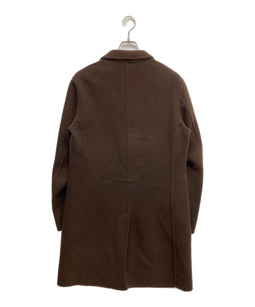 VALENTINO（ヴァレンティノ）VALENTINO (ヴァレンティノ) カシミヤ混チェスターコート ブラウン サイズ:48の古着・服飾アイテム