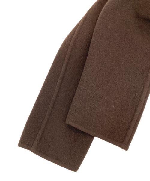 VALENTINO（ヴァレンティノ）VALENTINO (ヴァレンティノ) カシミヤ混チェスターコート ブラウン サイズ:48の古着・服飾アイテム