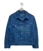 BLUE BLUEブルーブルー）の古着「コーデュロイジャケット」｜ブルー