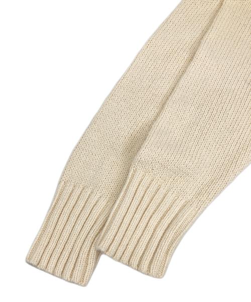 POLO RALPH LAUREN（ポロ・ラルフローレン）POLO RALPH LAUREN (ポロ・ラルフローレン) Vネックニット ホワイト サイズ:Mの古着・服飾アイテム