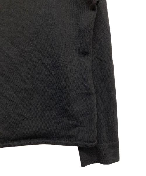BURBERRY BLACK LABEL（バーバリーブラックレーベル）BURBERRY BLACK LABEL (バーバリーブラックレーベル) ヘンリーネックニット ブラック サイズ:2の古着・服飾アイテム