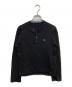 BURBERRY BLACK LABEL（バーバリーブラックレーベル）の古着「ヘンリーネックニット」｜ブラック