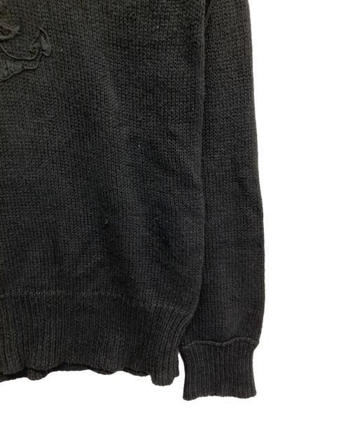 POLO RALPH LAUREN（ポロ・ラルフローレン）POLO RALPH LAUREN (ポロ・ラルフローレン) ニットパーカー ブラック サイズ:Sの古着・服飾アイテム