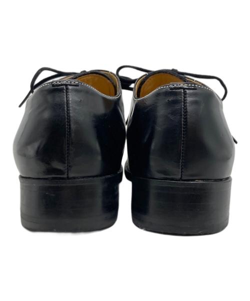 tricot COMME des GARCONS（トリココムデギャルソン）tricot COMME des GARCONS (トリココムデギャルソン) ステッチレザーシューズ ブラック サイズ:25の古着・服飾アイテム