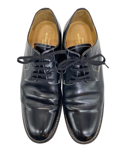 tricot COMME des GARCONS（トリココムデギャルソン）tricot COMME des GARCONS (トリココムデギャルソン) ステッチレザーシューズ ブラック サイズ:25の古着・服飾アイテム