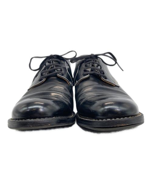 tricot COMME des GARCONS（トリココムデギャルソン）tricot COMME des GARCONS (トリココムデギャルソン) ステッチレザーシューズ ブラック サイズ:25の古着・服飾アイテム