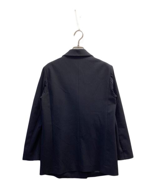 BALLSEY（ボールジィ）BALLSEY (ボールジィ) ジャージーステッチ ダブルブレストジャケット ネイビー サイズ:34の古着・服飾アイテム