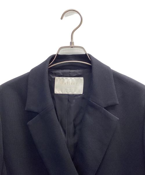 BALLSEY（ボールジィ）BALLSEY (ボールジィ) ジャージーステッチ ダブルブレストジャケット ネイビー サイズ:34の古着・服飾アイテム