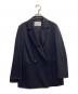 BALLSEY（ボールジィ）の古着「ジャージーステッチ ダブルブレストジャケット」｜ネイビー