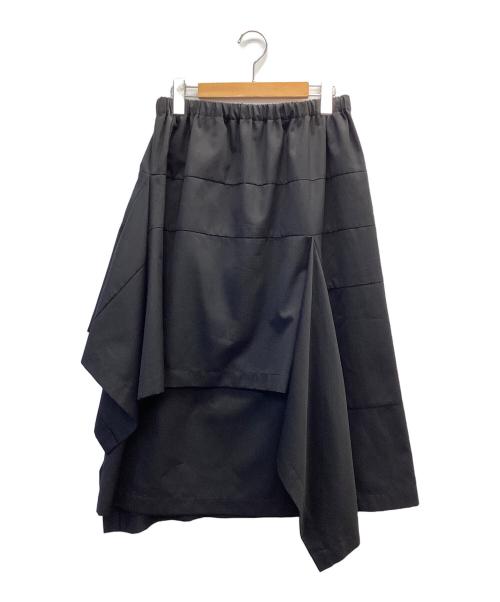 TAO COMME des GARCONS（タオ コムデギャルソン）TAO COMME des GARCONS (タオ コムデギャルソン) フレアスカート ブラック サイズ:-の古着・服飾アイテム