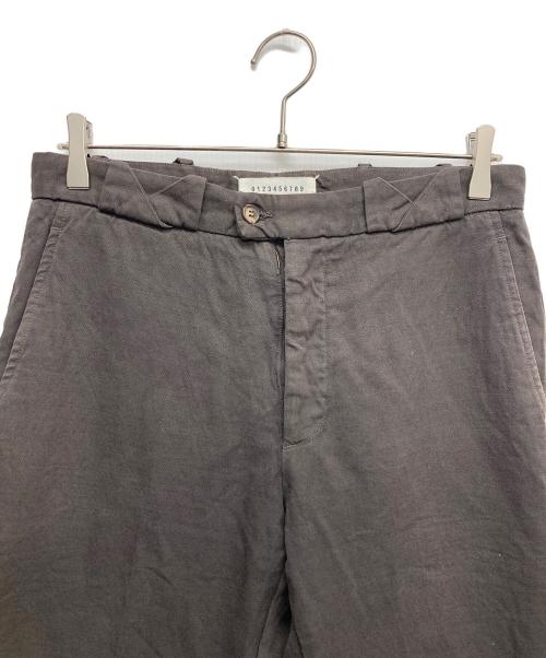 Maison Margiela 10（メゾンマルジェラ 10）Maison Margiela 10 (メゾンマルジェラ 10) テーパードパンツ ブラック サイズ:46の古着・服飾アイテム