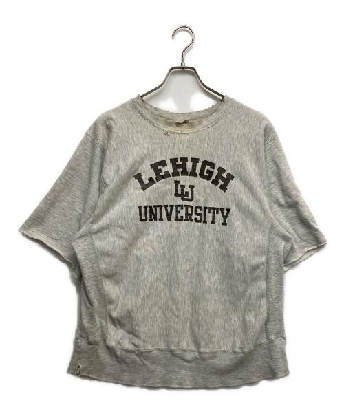 Champion（チャンピオン）Champion (チャンピオン) 半袖3段リバースウィーブスウェット グレー サイズ:Lの古着・服飾アイテム