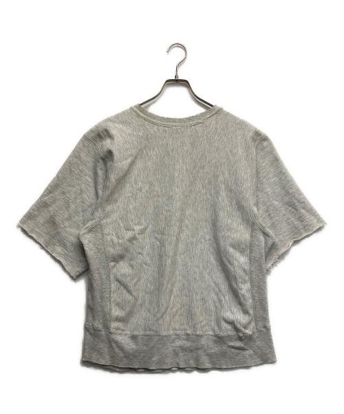 Champion（チャンピオン）Champion (チャンピオン) 半袖3段リバースウィーブスウェット グレー サイズ:Lの古着・服飾アイテム