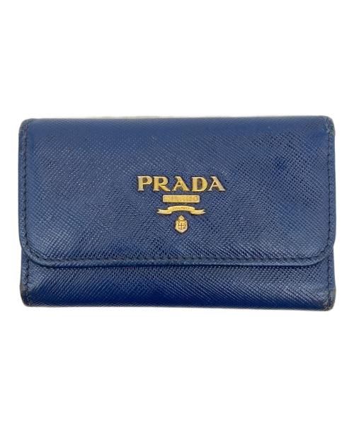 PRADA（プラダ）PRADA (プラダ) ６連キーケース ネイビーの古着・服飾アイテム