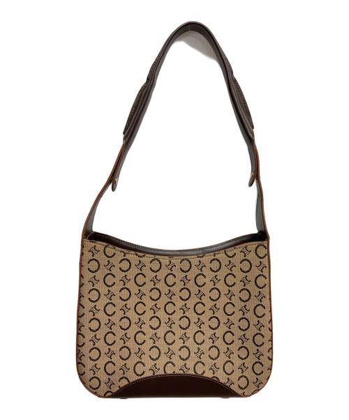 CELINE（セリーヌ）CELINE (セリーヌ) Cマカダム柄ワンショルダーバッグ ブラウンの古着・服飾アイテム
