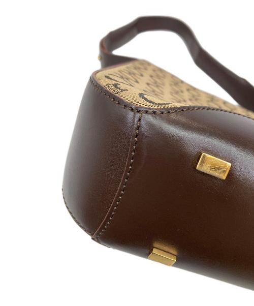 CELINE（セリーヌ）CELINE (セリーヌ) Cマカダム柄ワンショルダーバッグ ブラウンの古着・服飾アイテム