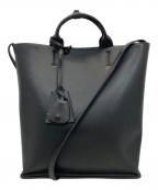 TODAYFULトゥデイフル）の古着「Useful Leather Bag (L)」｜ブラック