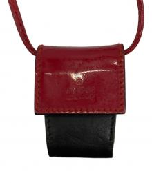 GUCCI（グッチ）の古着「ピックケース」｜ブラック×レッド