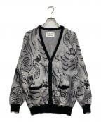 WACKO MARIAワコマリア）の古着「TIM LEHI JACQARD CARDIGAN」｜グレー