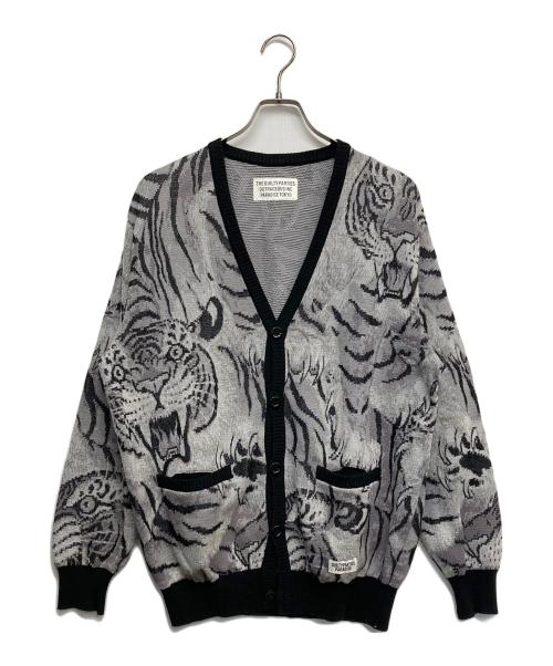 WACKO MARIA（ワコマリア）WACKO MARIA (ワコマリア) TIM LEHI JACQARD CARDIGAN グレー サイズ:Sの古着・服飾アイテム