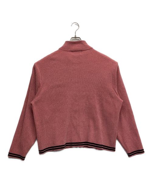 PHINGERIN（フィンガリン）PHINGERIN (フィンガリン) CORDY KNIT JACKET ライトピンク サイズ:Lの古着・服飾アイテム