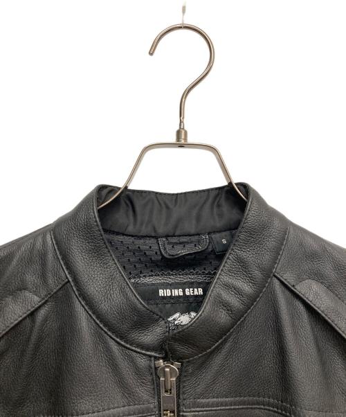 HARLEY-DAVIDSON（ハーレーダビッドソン）HARLEY-DAVIDSON (ハーレーダビッドソン) シングルライダースレザージャケット ブラック サイズ:Sの古着・服飾アイテム