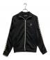 FRED PERRY（フレッドペリー）の古着「テープトラックジャケット」｜ブラック