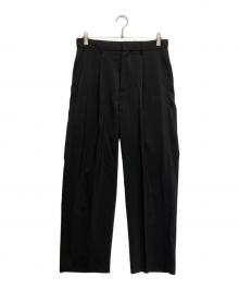 MONKEY TIME（モンキータイム）の古着「renu TRO WIDE 1P PANTS/ワイドパンツ」｜ブラック