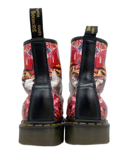 Dr.Martens（ドクターマーチン）Dr.Martens (ドクターマーチン) CBGB&OMFUG (シービージービー) 8ホールブーツ ブラック×レッド サイズ:UK8/US9/EU42の古着・服飾アイテム