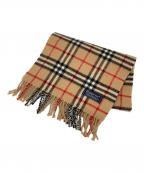 Burberry'sバーバリーズ）の古着「ノヴァチェックマフラー」｜ブラウン
