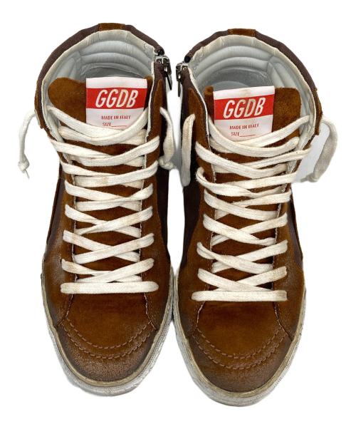 GOLDEN GOOSE（ゴールデングース）GOLDEN GOOSE (ゴールデングース) ハイカットスニーカー ブラウン サイズ:22.5の古着・服飾アイテム