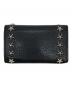 JIMMY CHOO (ジミーチュウ) スタースタッツ付きキーケース ブラック：7000円