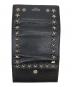 中古・古着 JIMMY CHOO (ジミーチュウ) スタースタッツ付きキーケース ブラック：7000円
