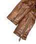 中古・古着 Haruf (ハルフ) ホースハイドレザーダウンジャケット ブラウン サイズ:L：20000円