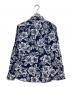 uniform experiment (ユニフォームエクスペリメント) TROPICAL FLOWER STAR B.D SHIRT ホワイト×ネイビー サイズ:2：6000円