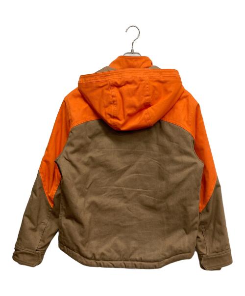 LOUIS VUITTON（ルイ ヴィトン）LOUIS VUITTON (ルイ ヴィトン) 2カラージップアップブルゾン オレンジ×ブラウン サイズ:50の古着・服飾アイテム