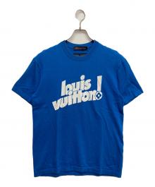 LOUIS VUITTON（ルイ ヴィトン）の古着「Crewneck Short Sleeved Knit Tee」｜ホワイト×ブルー