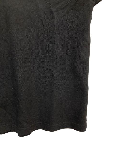 BALENCIAGA（バレンシアガ）BALENCIAGA (バレンシアガ) NASA SPACE BADGE EMBROIDERED UNIFIT POLO SHIRT ブラック サイズ:Sの古着・服飾アイテム