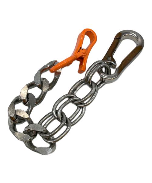 HERON PRESTON（ヘロンプレストン）HERON PRESTON (ヘロンプレストン) MULTICHAIN Bracelet オレンジ×シルバーの古着・服飾アイテム