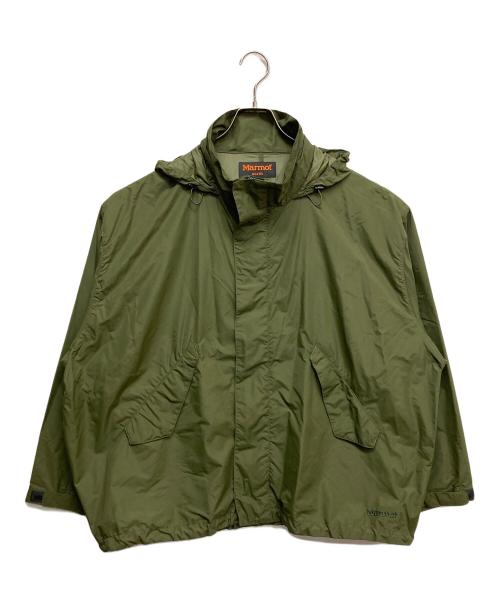 MARMOT（マーモット）Marmot (マーモット) BEAMS (ビームス) 別注 ショート ワイド モッズ ジャケット オリーブ サイズ:Sの古着・服飾アイテム