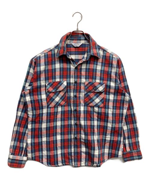 FIVE BROTHER（ファイブブラザー）FIVE BROTHER (ファイブブラザー) チェックネルシャツ マルチカラー サイズ:XLの古着・服飾アイテム