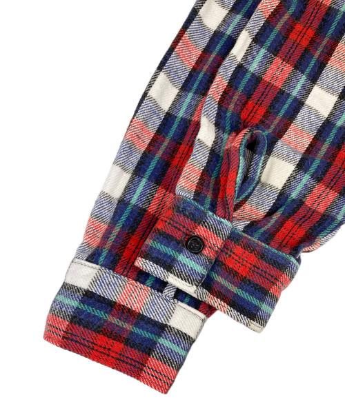 FIVE BROTHER（ファイブブラザー）FIVE BROTHER (ファイブブラザー) チェックネルシャツ マルチカラー サイズ:XLの古着・服飾アイテム