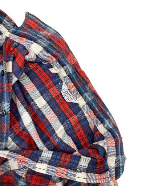 FIVE BROTHER（ファイブブラザー）FIVE BROTHER (ファイブブラザー) チェックネルシャツ マルチカラー サイズ:XLの古着・服飾アイテム