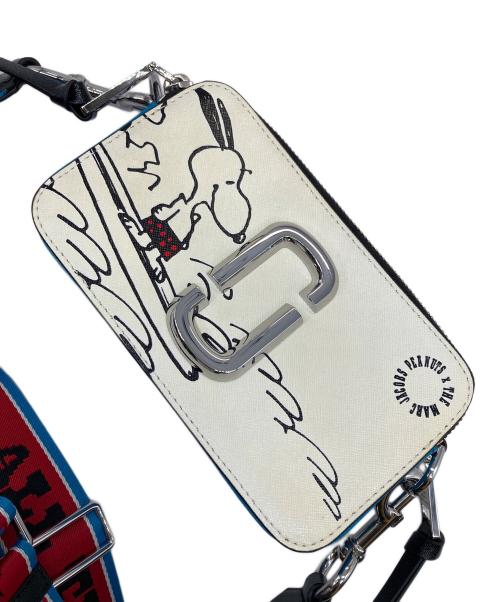 MARC JACOBS（マークジェイコブス）MARC JACOBS (マークジェイコブス) SNOOPY (スヌーピー) コラボショルダーバッグ ブルー×ホワイトの古着・服飾アイテム