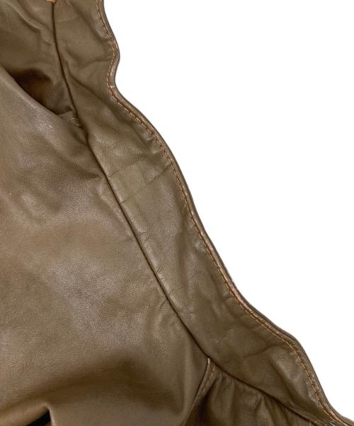 HARLEY-DAVIDSON（ハーレーダビッドソン）HARLEY-DAVIDSON (ハーレーダビッドソン) シングルライダースジャケット ベージュ サイズ:無しの古着・服飾アイテム