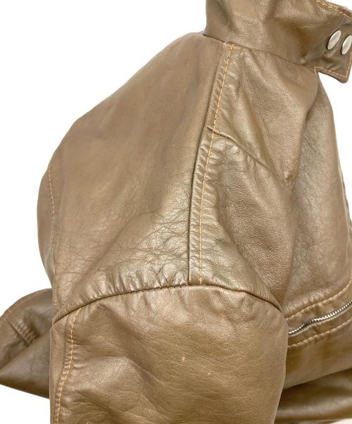 HARLEY-DAVIDSON（ハーレーダビッドソン）HARLEY-DAVIDSON (ハーレーダビッドソン) シングルライダースジャケット ベージュ サイズ:無しの古着・服飾アイテム