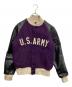 BUZZ RICKSON'S（バズリクソンズ）の古着「US ARMY ウォームアップ ジャケット」｜ブラック×パープル