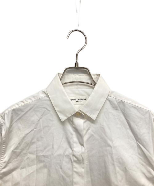 Saint Laurent Paris（サンローランパリ）Saint Laurent Paris (サンローランパリ) ロングスリーブシャツ ホワイト サイズ:F34の古着・服飾アイテム