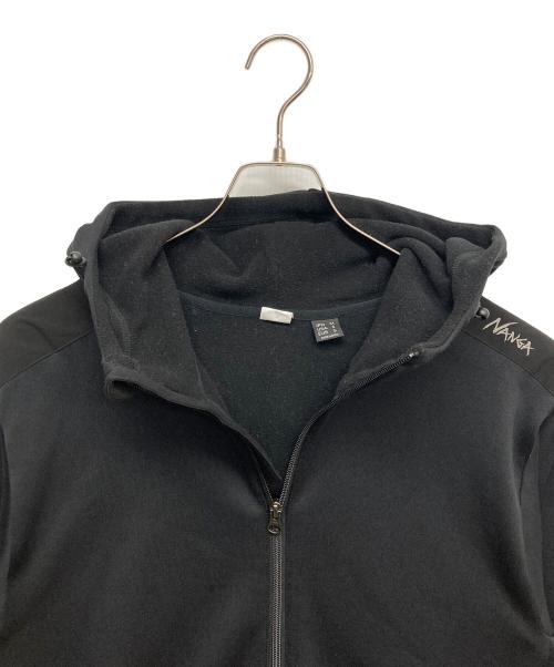 NANGA（ナンガ）NANGA (ナンガ) POLARTEC POWER STRETCH ZIP PARKA ブラック サイズ:Mの古着・服飾アイテム